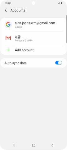 Press the Home key to return to the home screen.