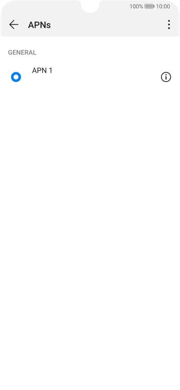 Press the menu icon. Press the menu icon.