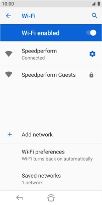 Press the Home key to return to the home screen.