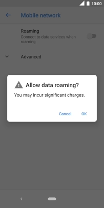 If you turn on the function, press OK.