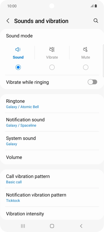 Press Ringtone.