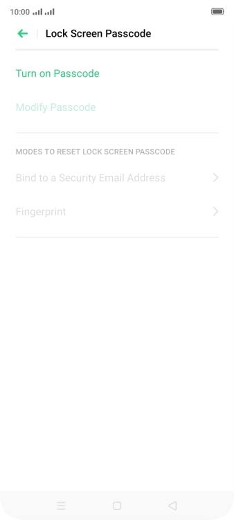 Press the Home key to return to the home screen.