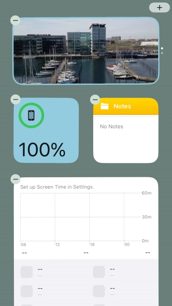 Press the add icon. Press the add icon.