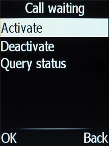 Select Activate to turn on the function.