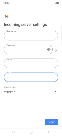 Press the drop down list below 'Security type'.