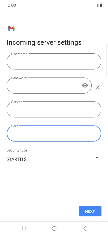 Press the drop down list below 'Security type'.