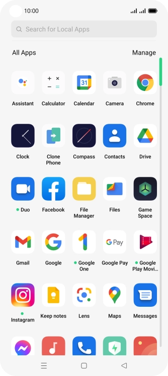 Press Gmail. Press Gmail.
