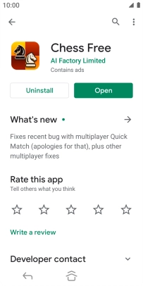 Press Uninstall.