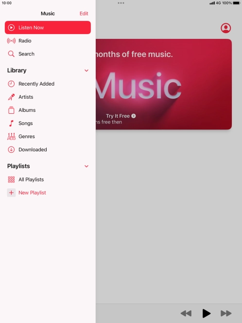 Press New Playlist.