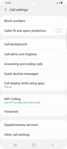 Press WiFi Calling.