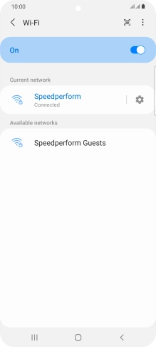 Press the Home key to return to the home screen.