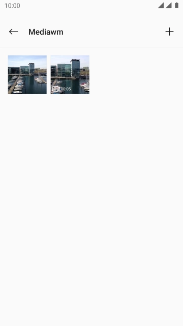 Press and hold any picture or video clip.