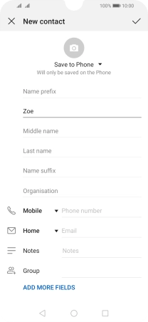 Press Last name and key in the required last name.