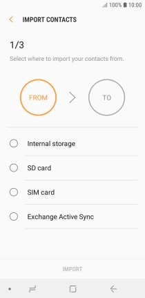 Press SIM card.