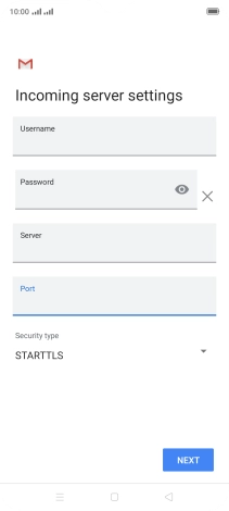 Press the drop down list below 'Security type'.