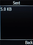 The outgoing data usage is displayed.