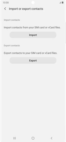 Press Import.