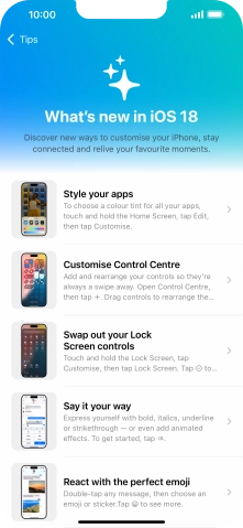 Slide your finger upwards starting from the bottom of the screen to return to the home screen.