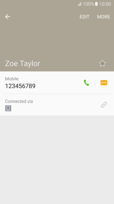 Press the Home key to return to the home screen.