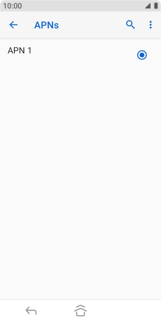 Press the menu icon. Press the menu icon.