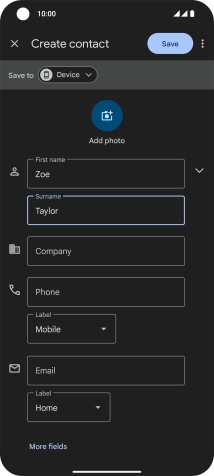 Press Phone and key in the required phone number.