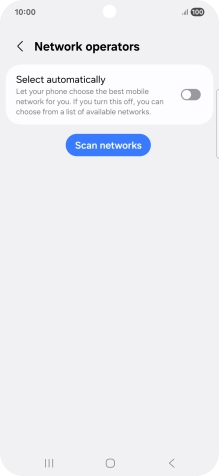 Press the indicator next to 'Select automatically' to turn on the function.
