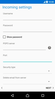 Press the drop down list below 'Security type'.
