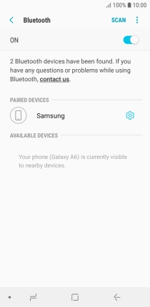 Press the Home key to return to the home screen.