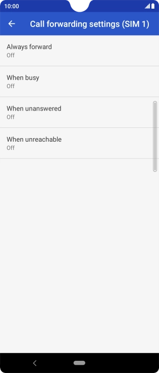 Press the Home key to return to the home screen.