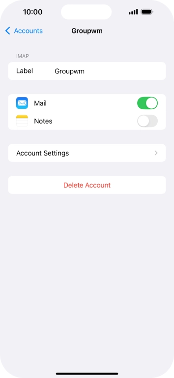 Press Account Settings. Press Account Settings.