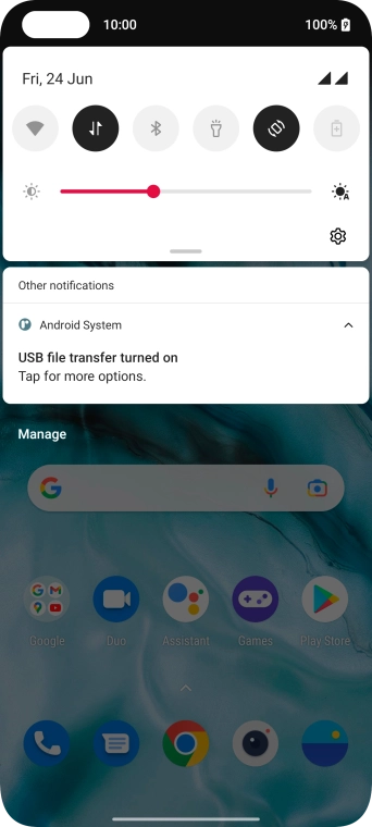 Press Tap for more options..