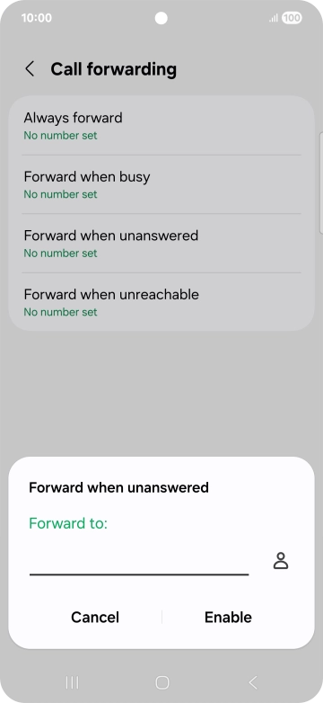 Key in 901 and press Enable.