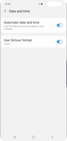 Press the Home key to return to the home screen.