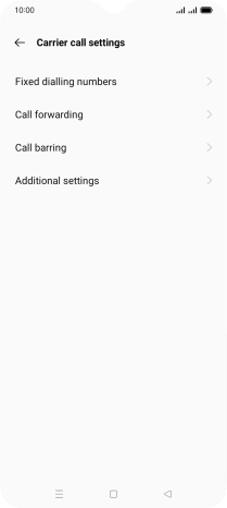 Press Additional settings.