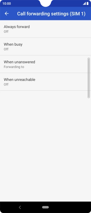 Press the Home key to return to the home screen.