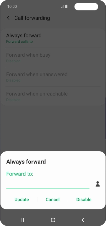 Press Disable.