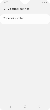 Press Voicemail number.