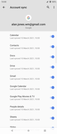 Press the Home key to return to the home screen.