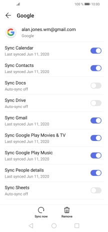 Press the Home key to return to the home screen.