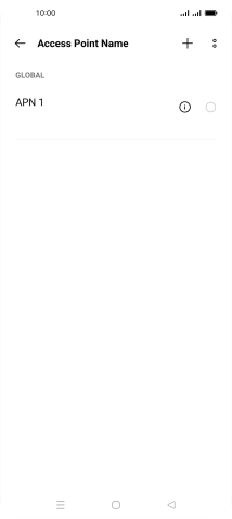 Press the add icon.