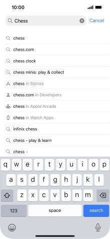 Press search.