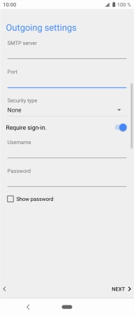 Press the drop down list below 'Security type'.