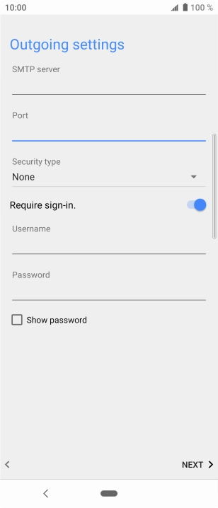 Press the drop down list below 'Security type'.