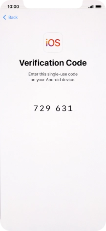 Follow the instructions on the screen and in the 'Move to iOS' app to transfer the content from the Android phone to your phone and set up your phone and prepare it for use.