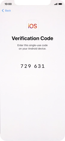 Follow the instructions on the screen and in the 'Move to iOS' app to transfer the content from the Android phone to your phone and set up your phone and prepare it for use.