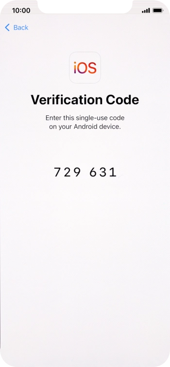 Follow the instructions on the screen and in the 'Move to iOS' app to transfer the content from the Android phone to your phone and set up your phone and prepare it for use.