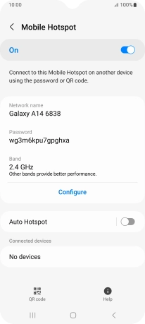 Press the Home key to return to the home screen.