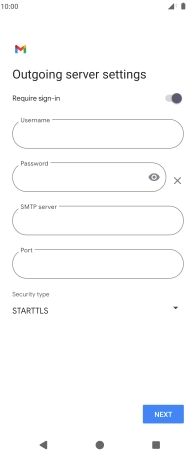 Press the indicator next to 'Require sign-in' to turn on the function.