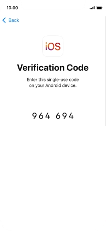 Follow the instructions on the screen and in the 'Move to iOS' app to transfer the content from the Android phone to your phone and set up your phone and prepare it for use.