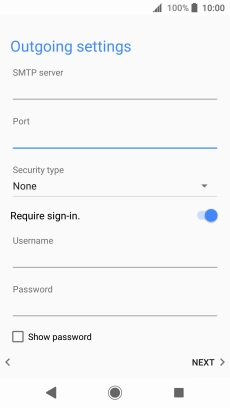 Press the drop down list below 'Security type'.